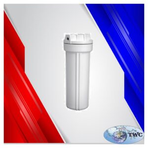 Cartridge filter housing - 2.5"x10" - 1/4" in/out