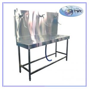 Filling Table Stainless Steel 3 Taps