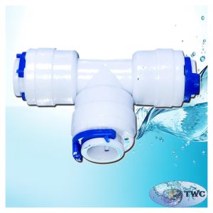 1/4″ x 1/4″ x 1/4″ T, quick connect