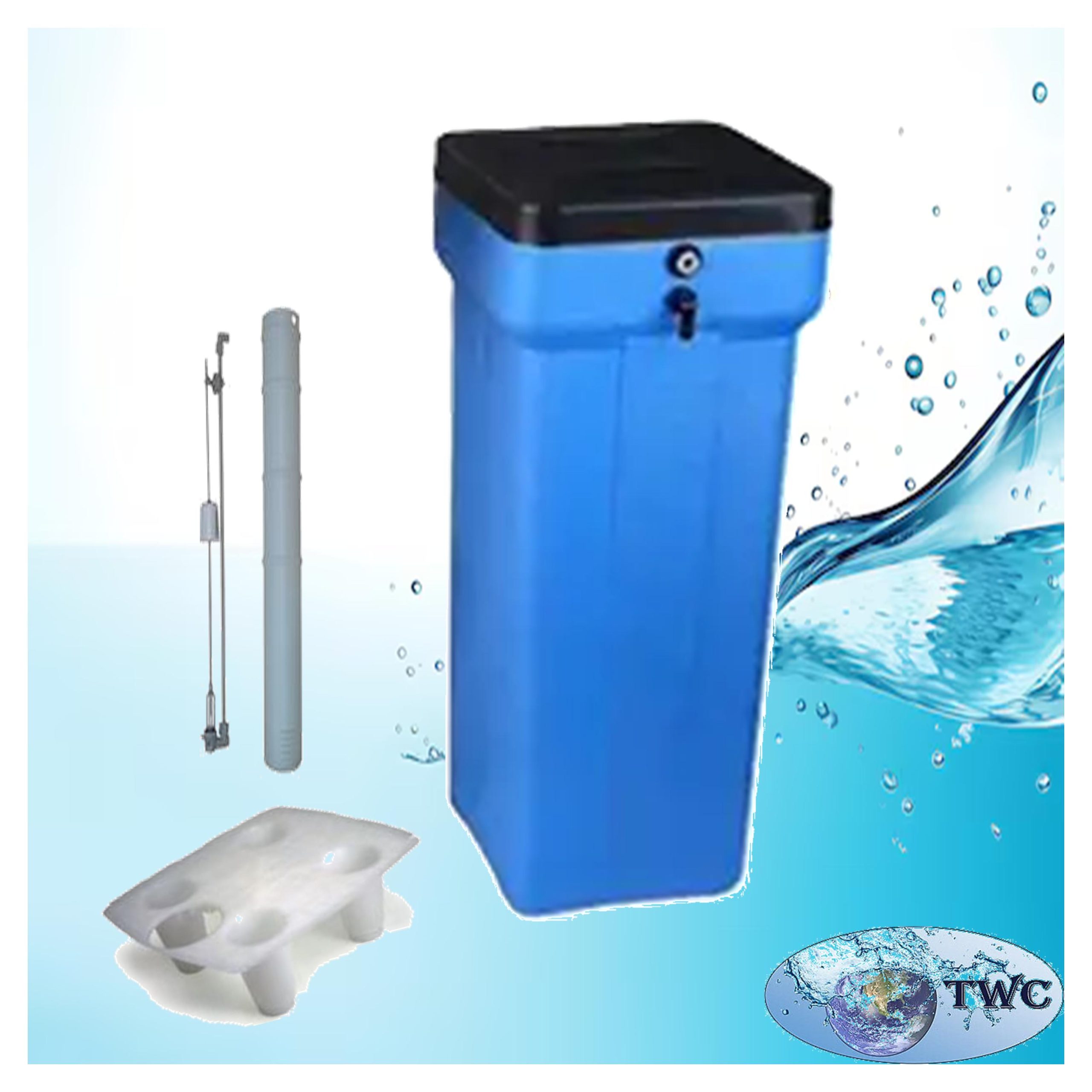 Brine tank 80L, brine well, grid, excluding VFA