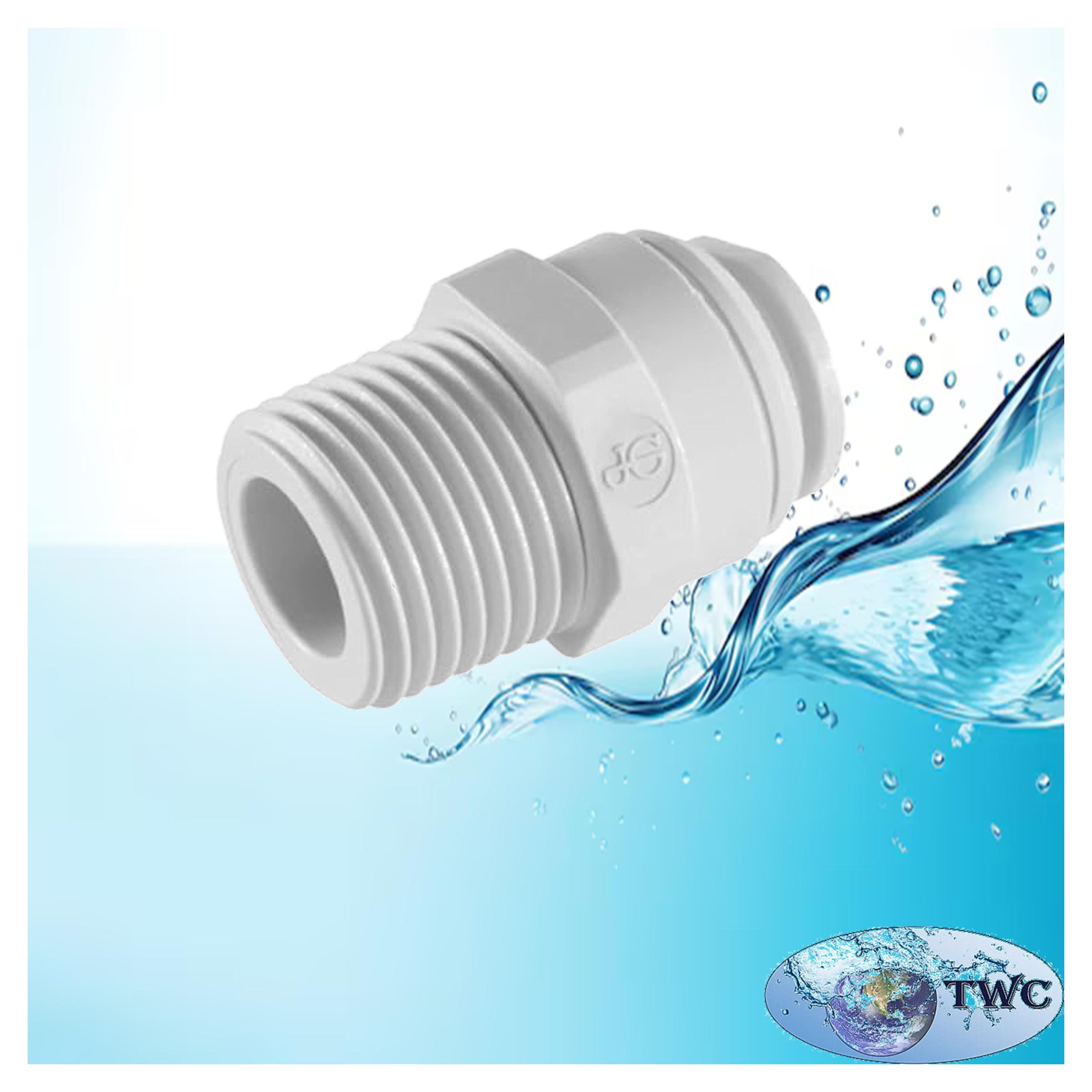 Easy Plug straight 1/4 " thread 1/4" quick connect