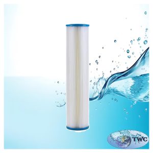 Pleated filter 20 inch standard (Diameter 2,5″)