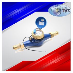 Multi-Jet brass water meter with tails & reed switches