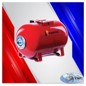 Nema 100 lt horizontal pressure tank