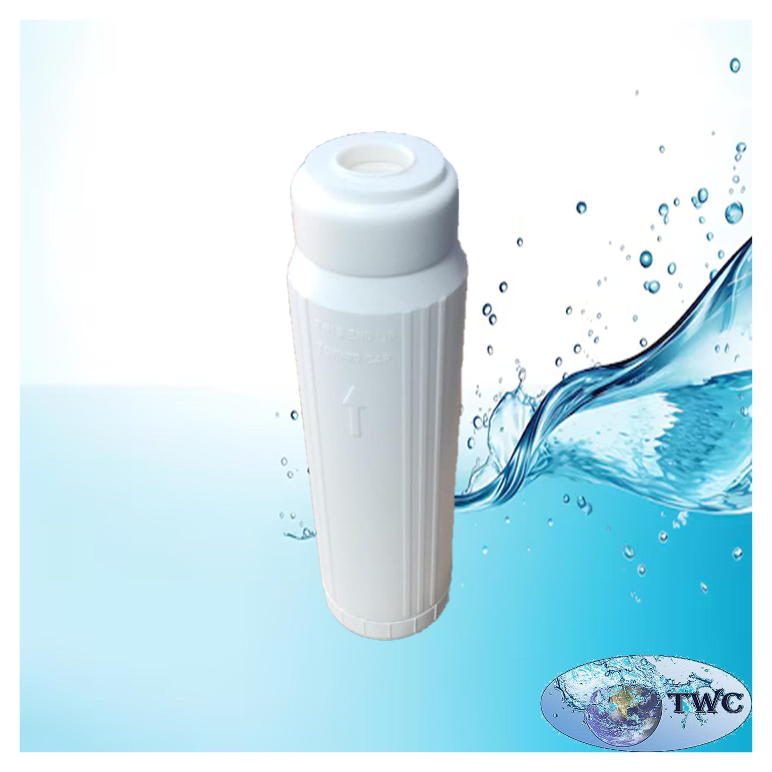 Refillable filter cartridge 10 inch Standard 2.5” Diameter