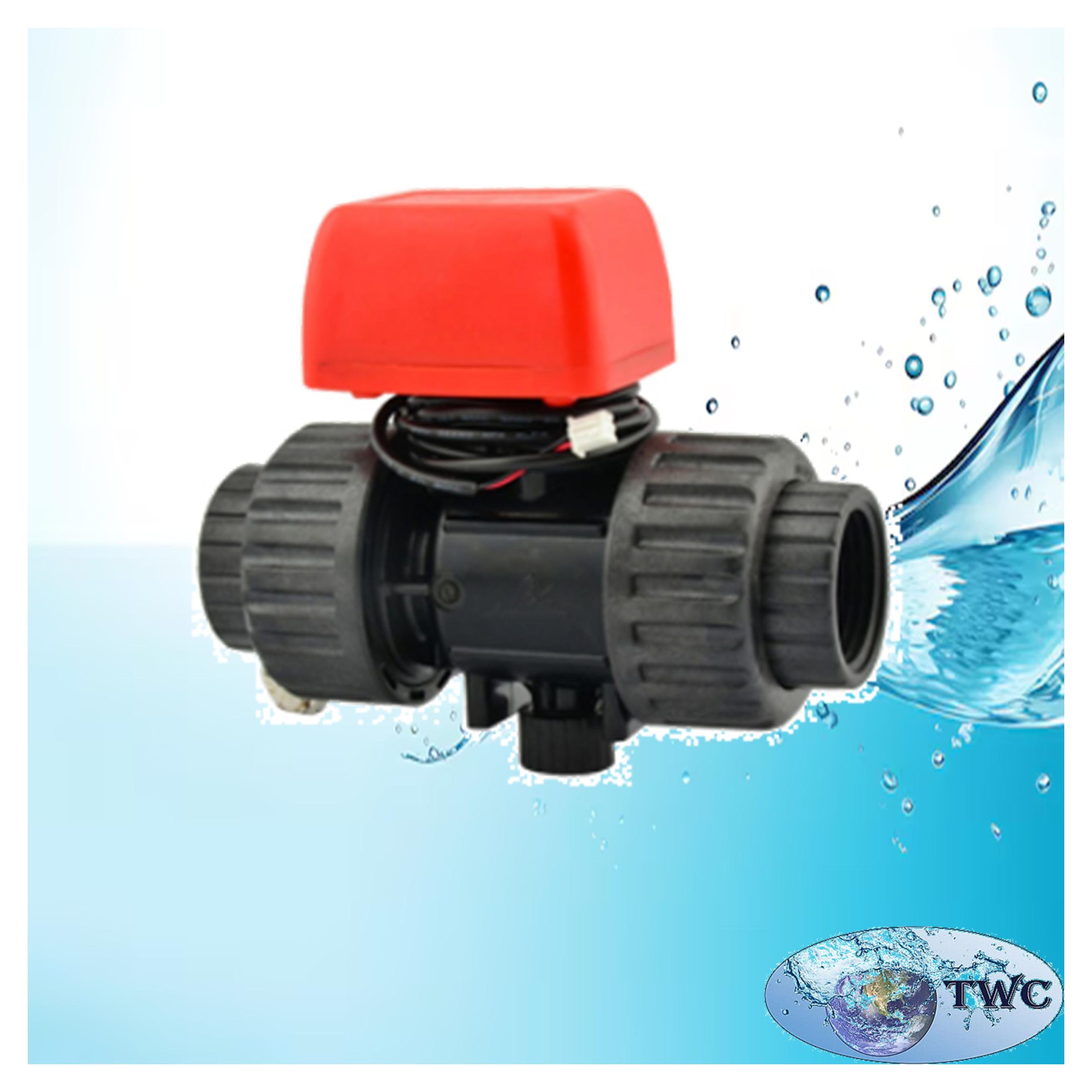 Motorized ball valves 50mm-2″ (Ceramic-PVC) 3-wire