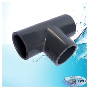 Plain tee 90° 125mm