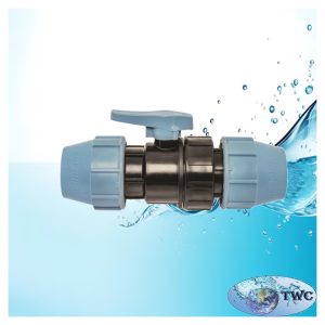 Compression ball valve 40 mm