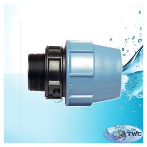 Male adaptors 110mm x 4"