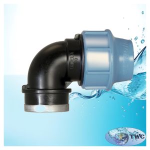 90 Degree elbow female threaded 20mm x 1/2"