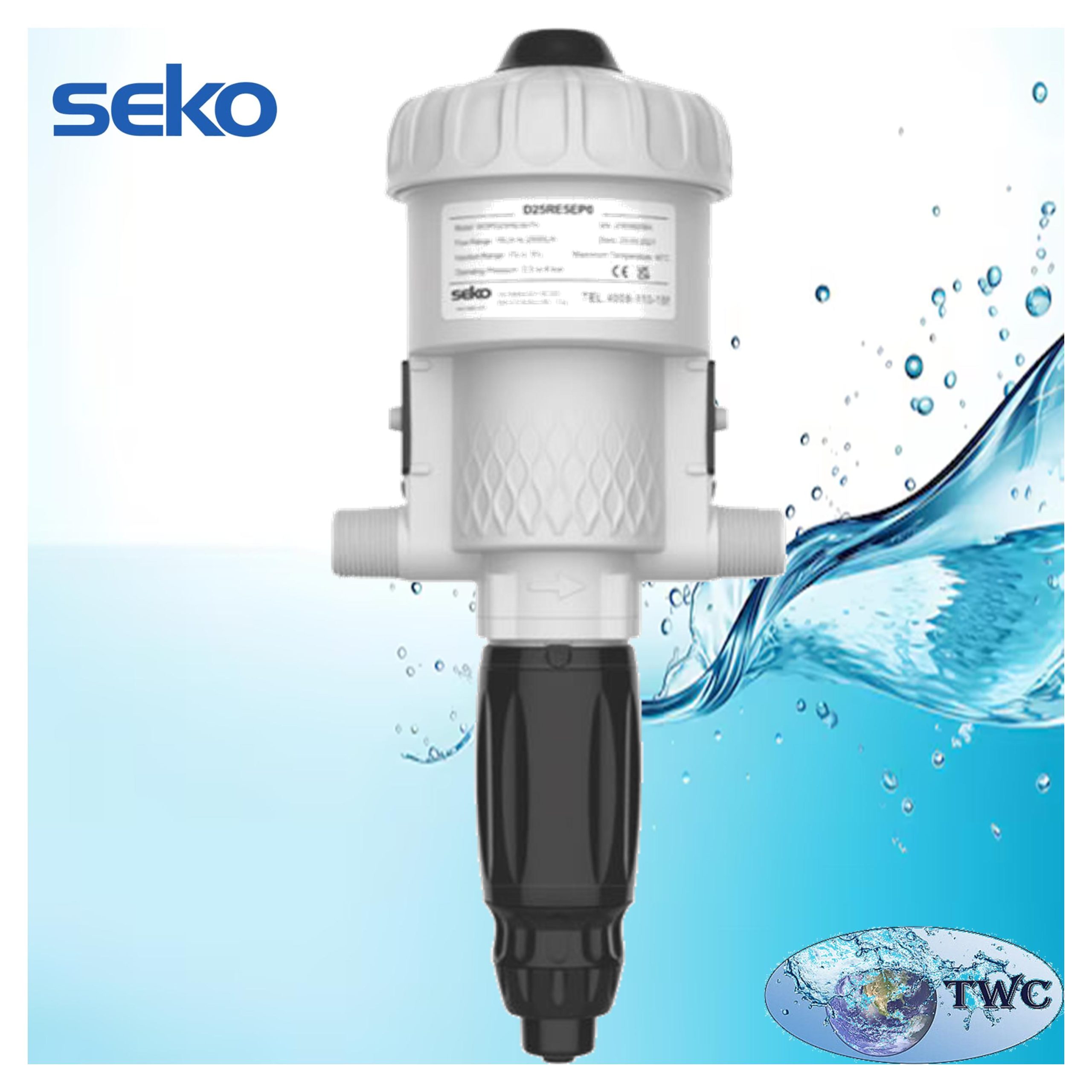 Seko HYDRAKOS – Water-Driven Pumps 2500 l/ph 3-10% PVDF/EPDM
