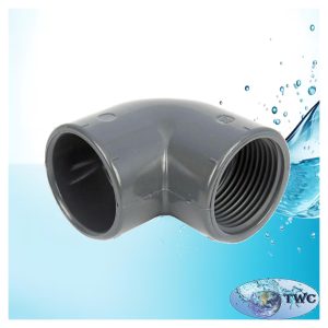 Adaptor 90⁰ elbow plain/thread female 16mm x 3/8"