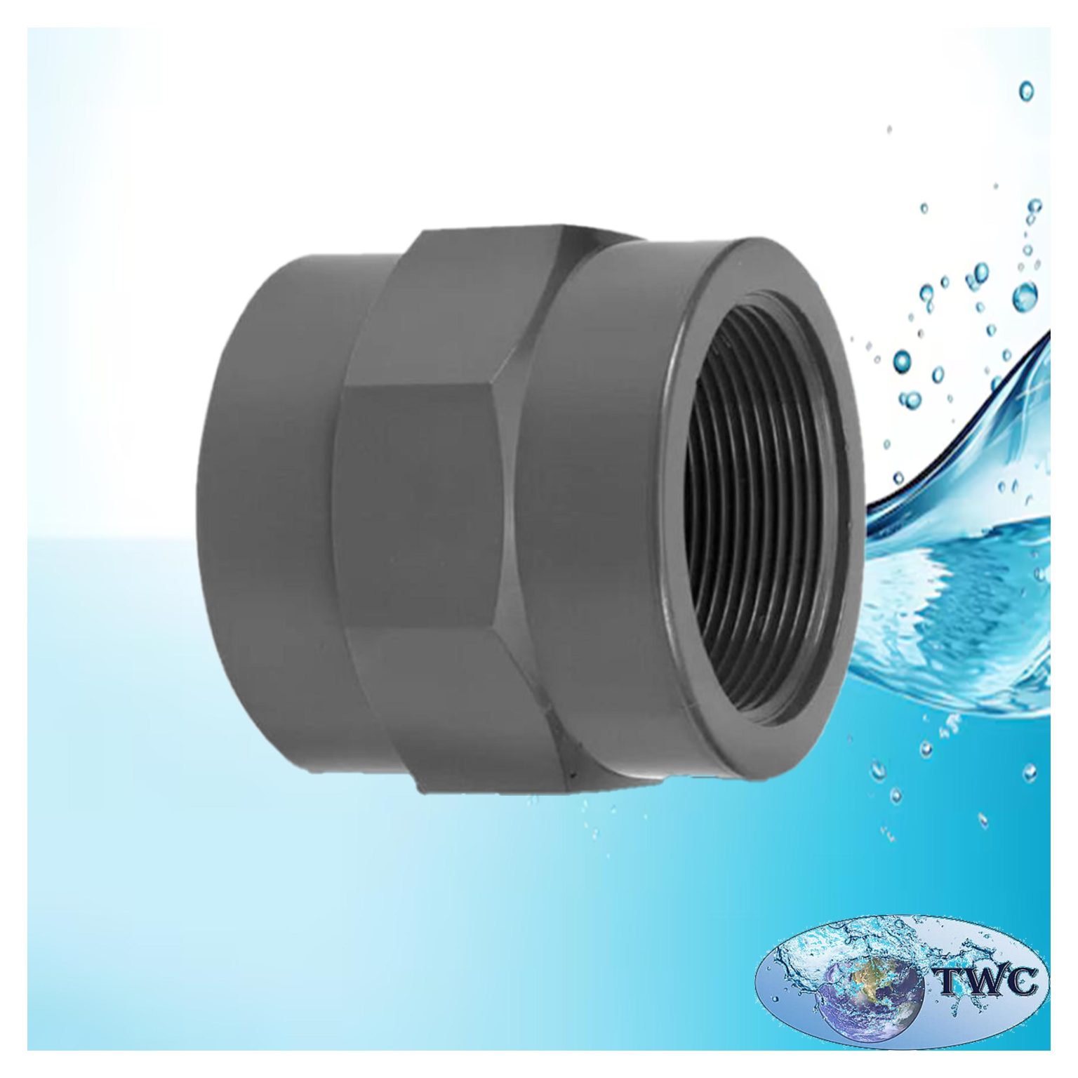 Socket female threaded 3/8