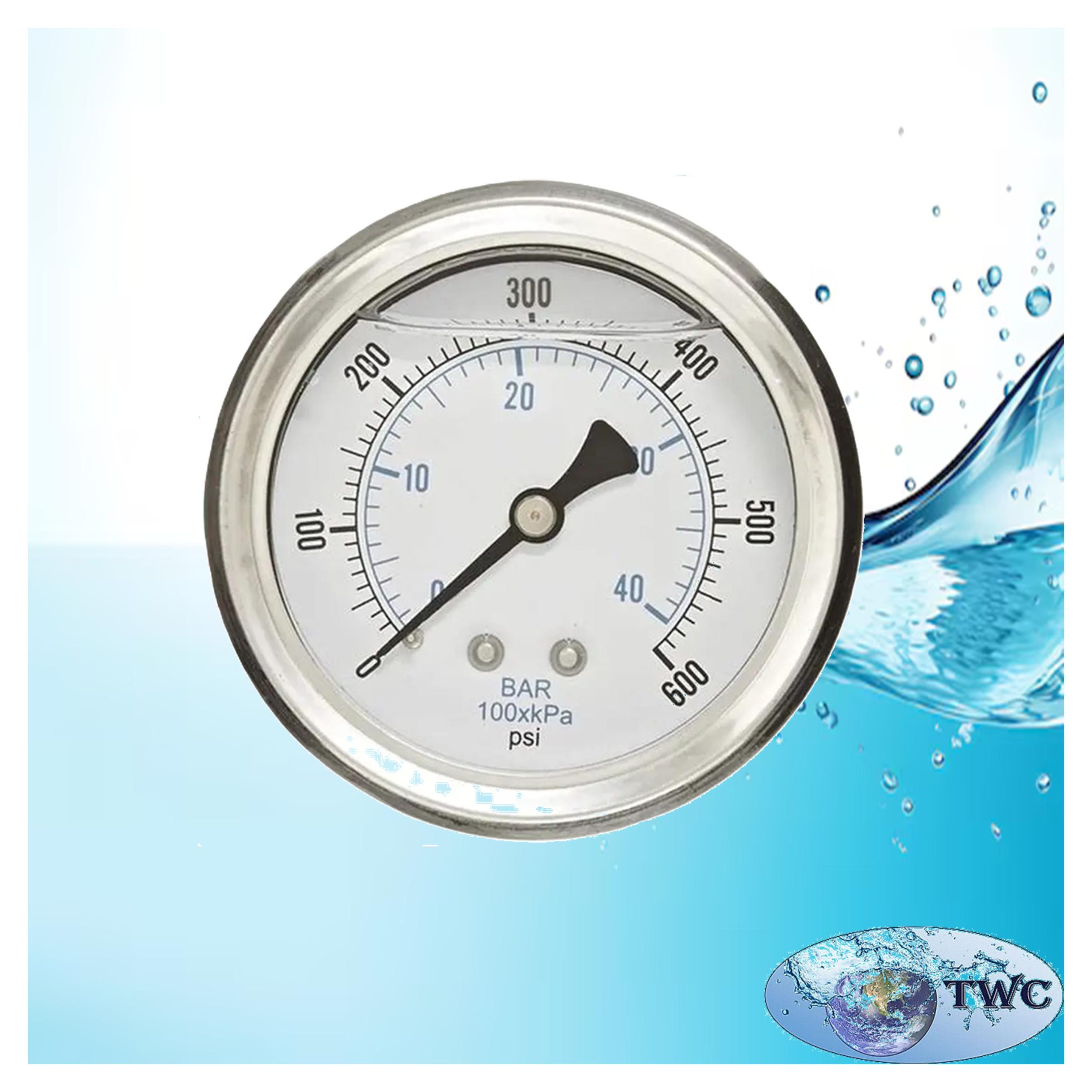 Pressure Gauge 0-17 bar panel mount