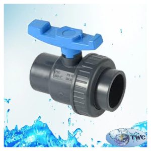 Single Union Ball Valves Solvent Cement For Water And Light Chemicals