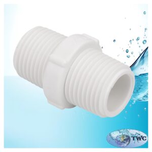 1/4 inch x 1/4 inch threaded water filter housing connector