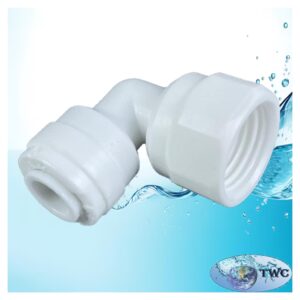 1/4 inch quick-connect to 1/4 inch female thread elbow fitting